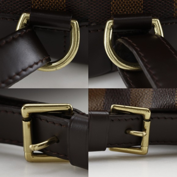 LOUIS VUITTON Authentic Brown Damier Canvas Backpack main image 16